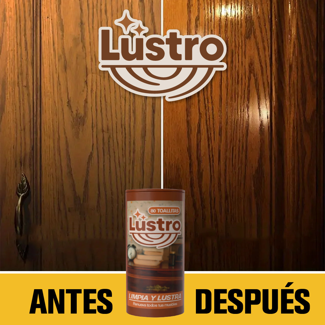 Lustro™ - Toallitas Limpiadores y Lustradores para Muebles