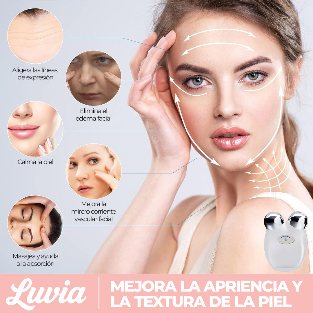 Luvia™ - Masajeador Facial con Microcorrientes