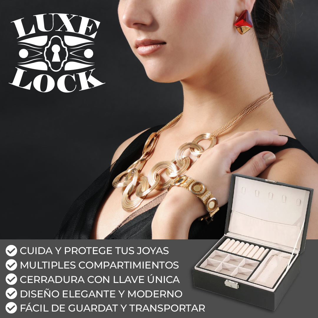 LuxeLock™ - Caja Organizadora de Joyas