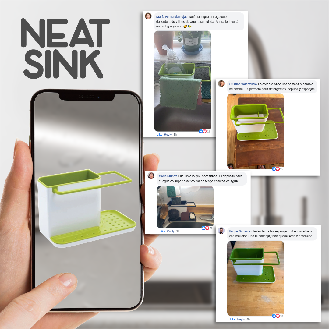 NeatSink™ - Organizador Para Fregadero de Cocina