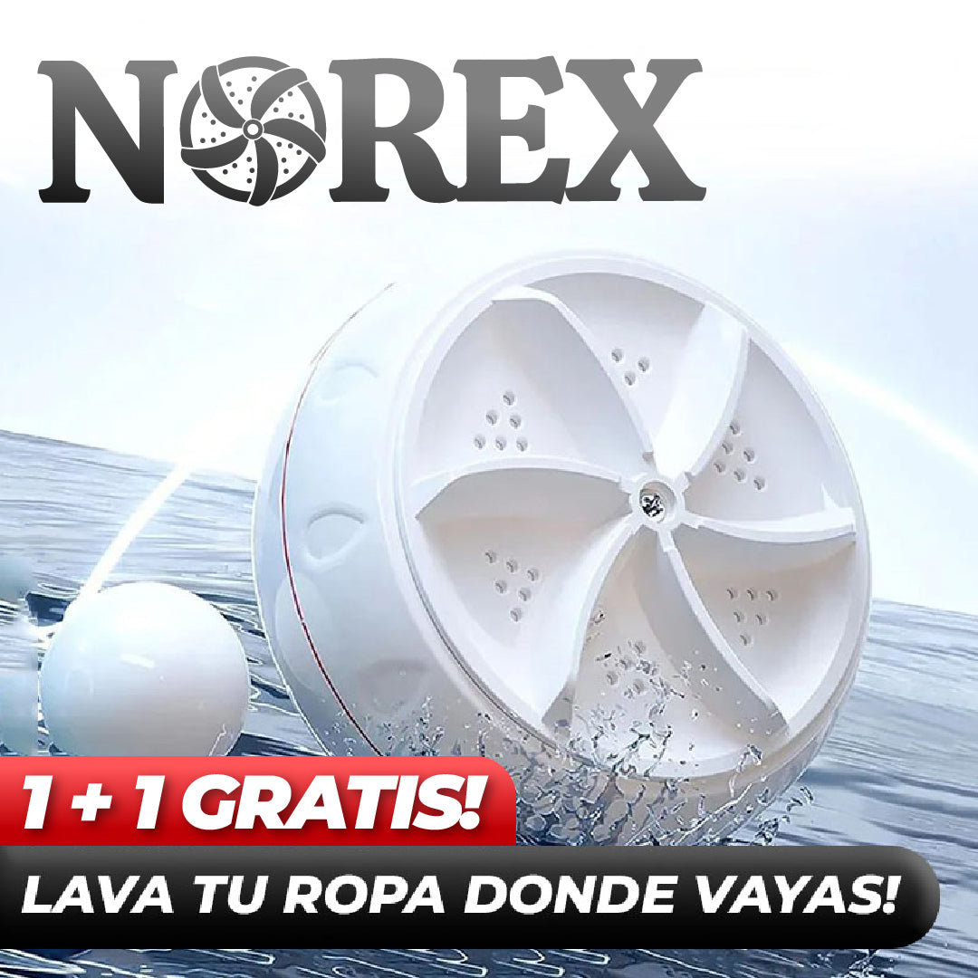 Norex™ - Lavaropas Potente y Portatil