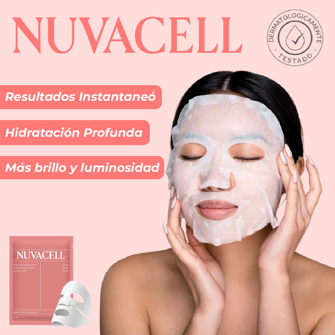 Nuvacell™ - Mascarilla Facial con Colágeno