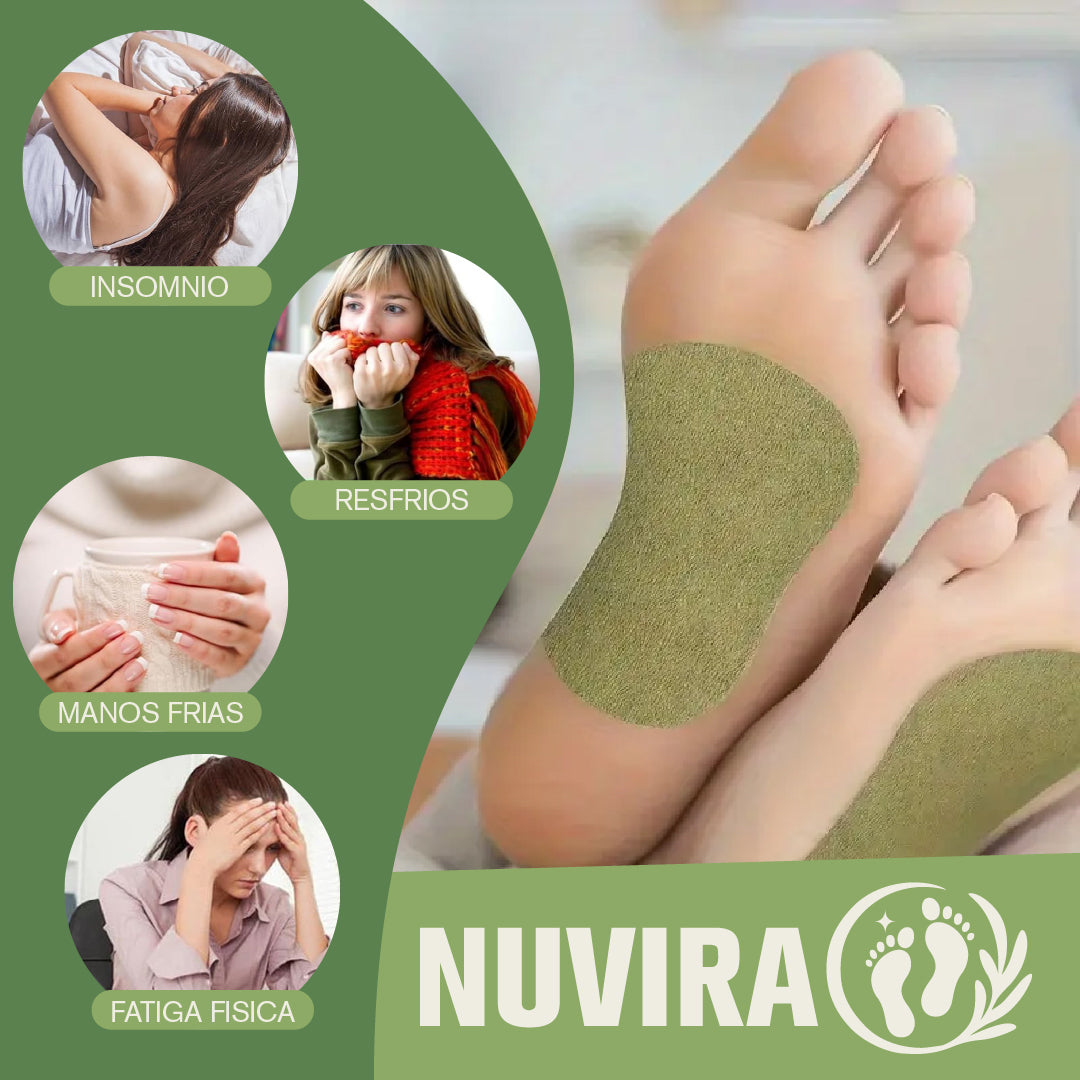 Nuvira™ - Parches desintoxicantes y relajantes para pies