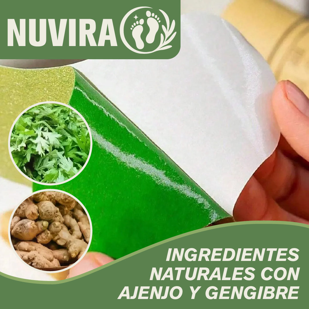 Nuvira™ - Parches desintoxicantes y relajantes para pies