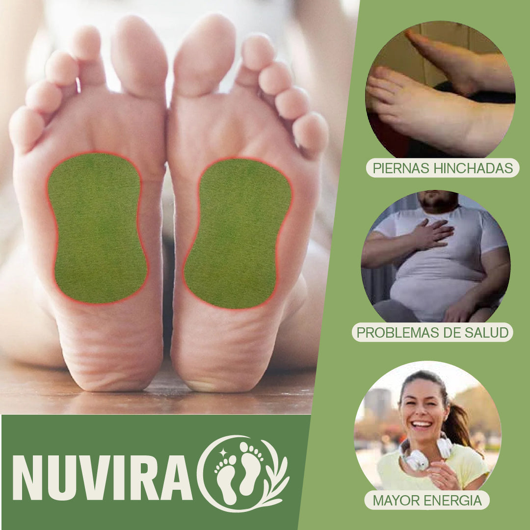Nuvira™ - Parches desintoxicantes y relajantes para pies