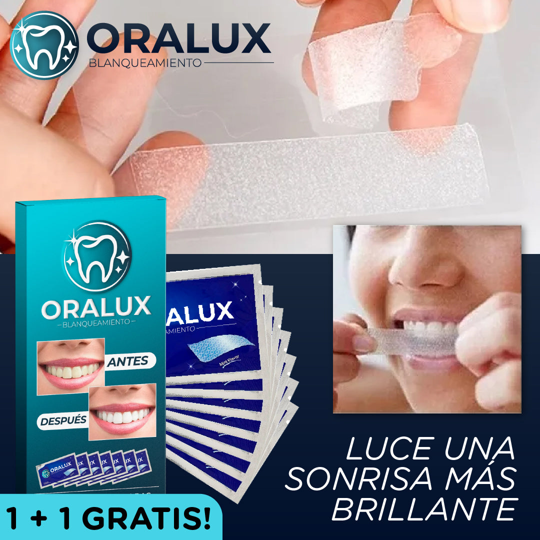 Oralux™ - Tiras Blanqueadoras Dentales