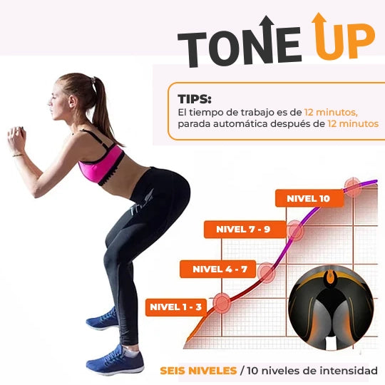 ToneUp™ - Entrenador de Gluteos EMS