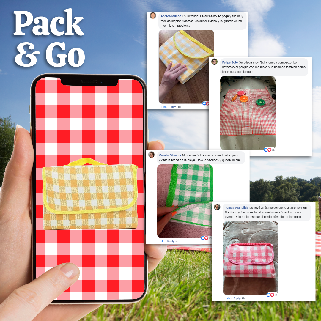 Pack&Go™ - Manta Portátil Todo Terreno