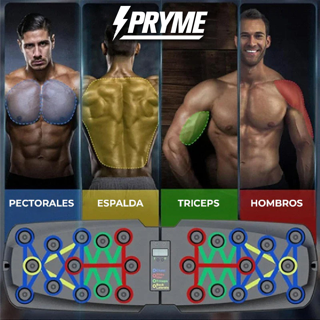 Pryme™ - Tabla Profesional para Flexiones de Brazos