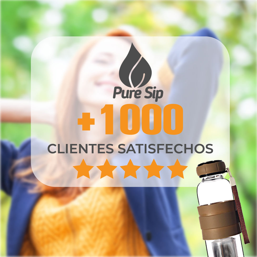 PureSip™ - Botella con FIltro para Té