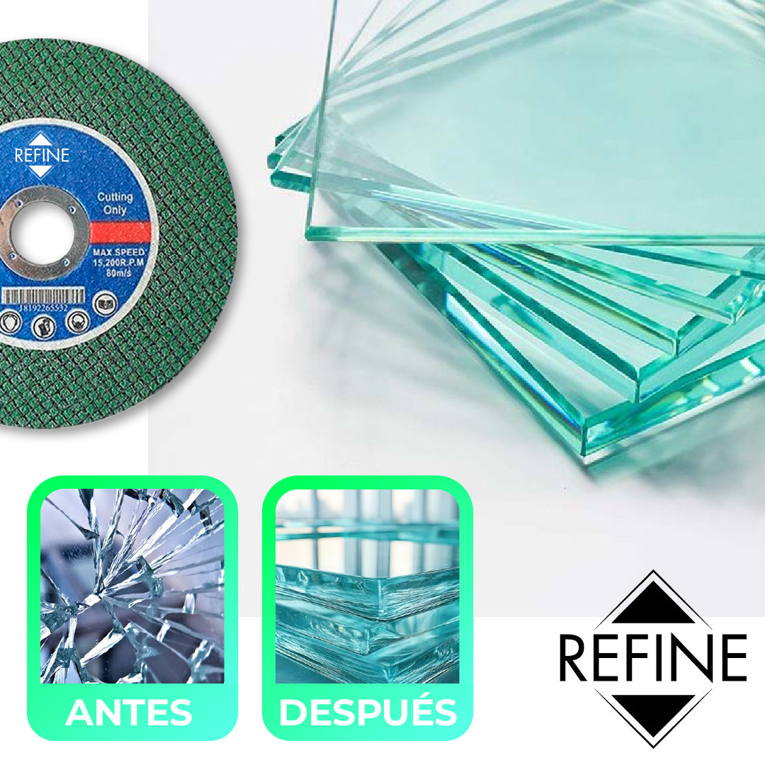 Refine™ - Disco de Corte para Vidrio