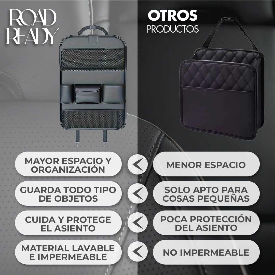 RoadReady™ - Organizador Para Asiento Trasero de Auto