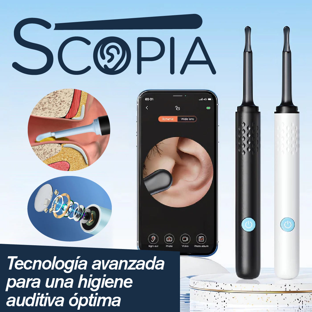 Scopia™ - Limpiador de Oídos Con Camara y Luz LED Integrada