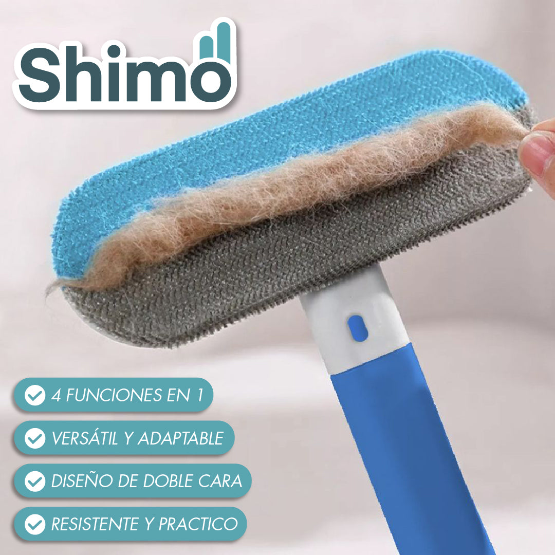 Shimo™ - Limpiador de Ventanas con Cepillo para Pelos y Pelusas