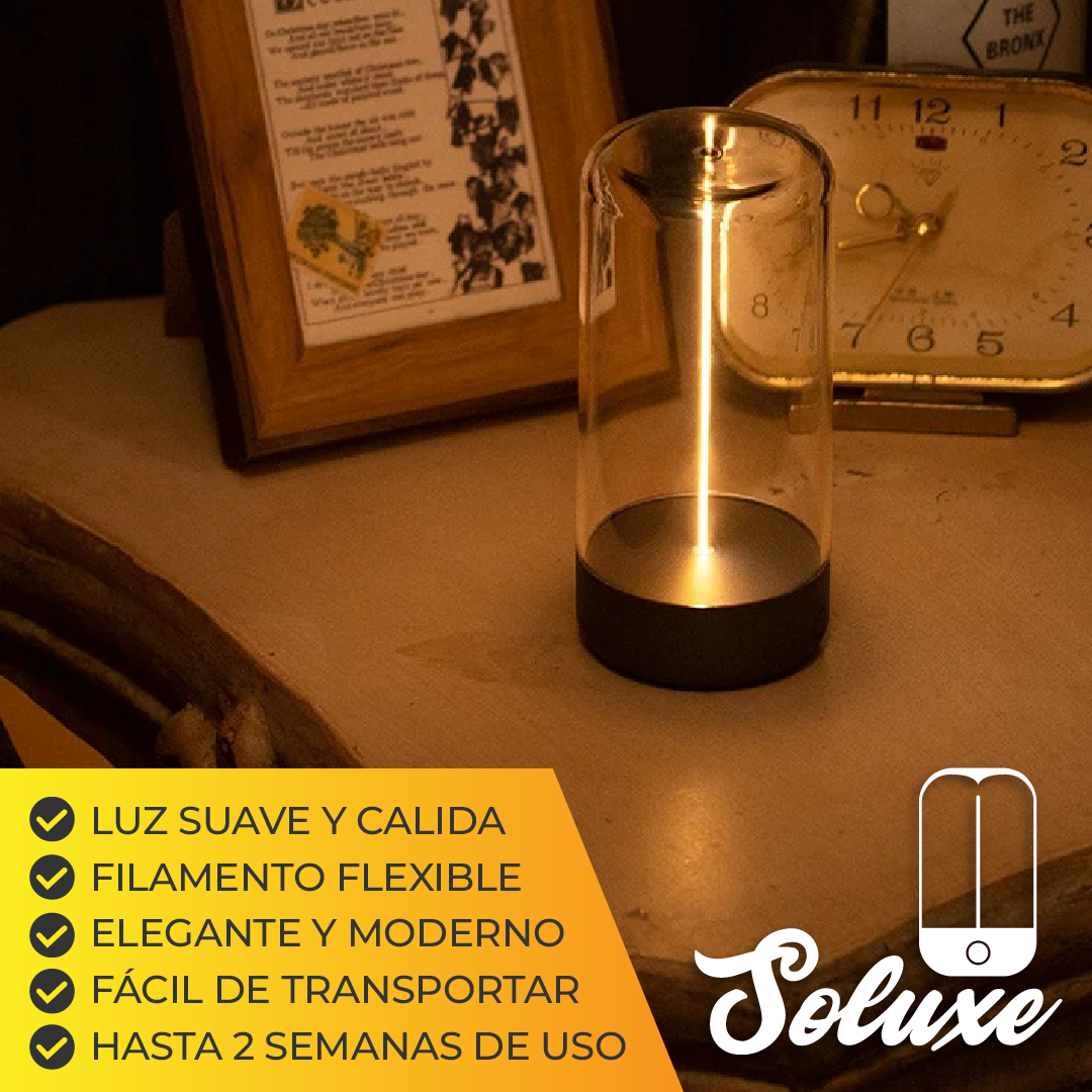 Soluxe™ - Lámpara Inalámbrica Estilo y Comodidad