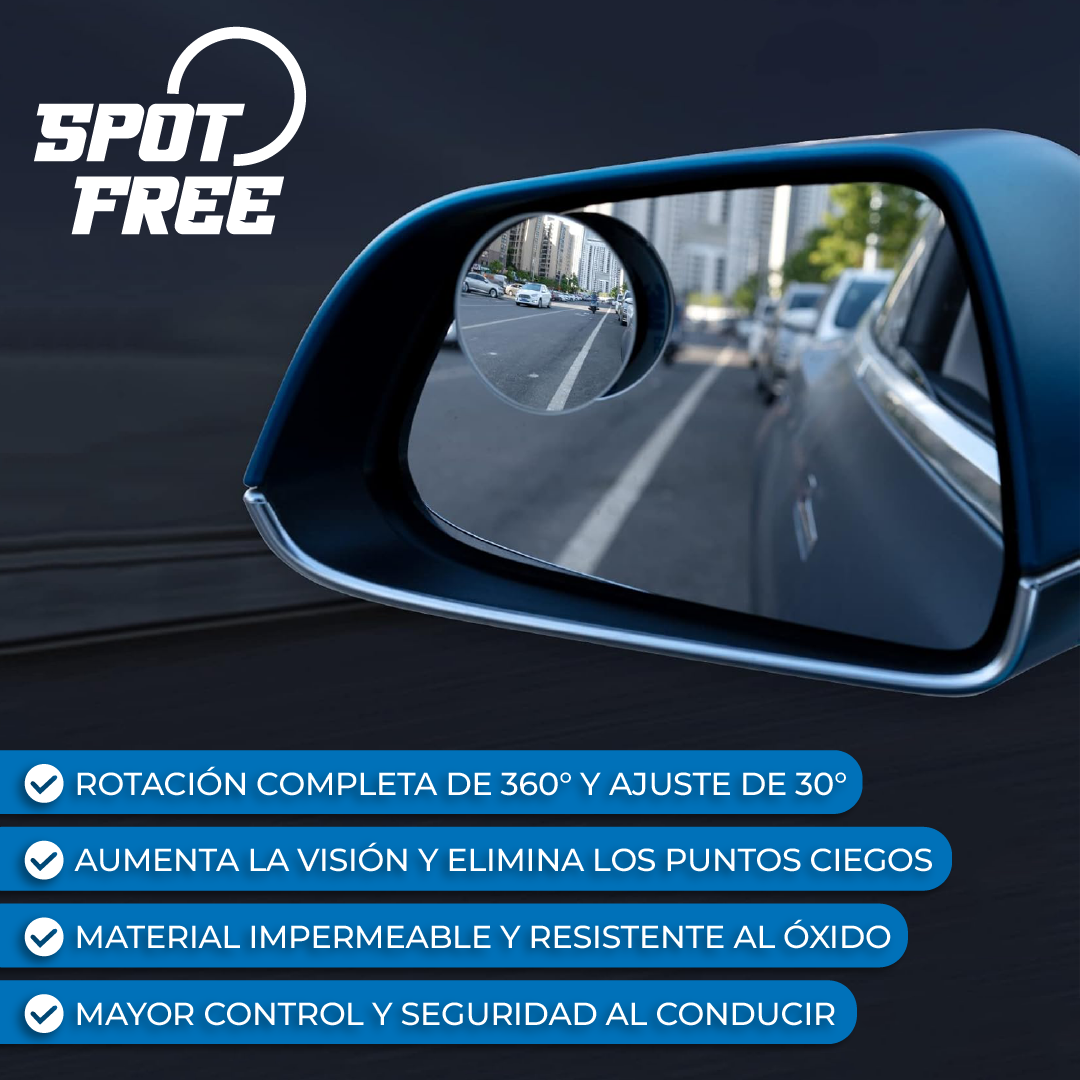 SpotFree™ - Retrovisores Para Ángulos muertos