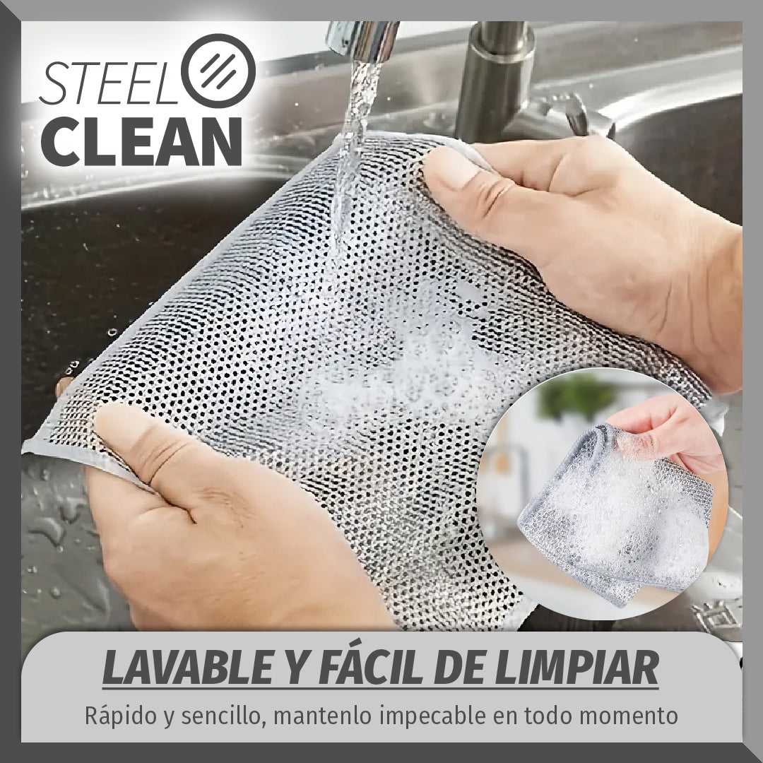 Steel Clean™ - Paño Metalico Multiusos