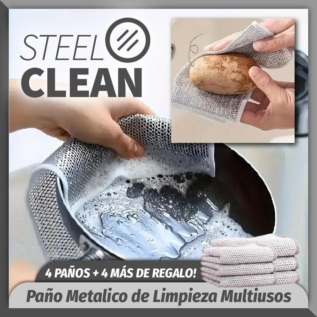 Steel Clean™ - Paño Metalico Multiusos