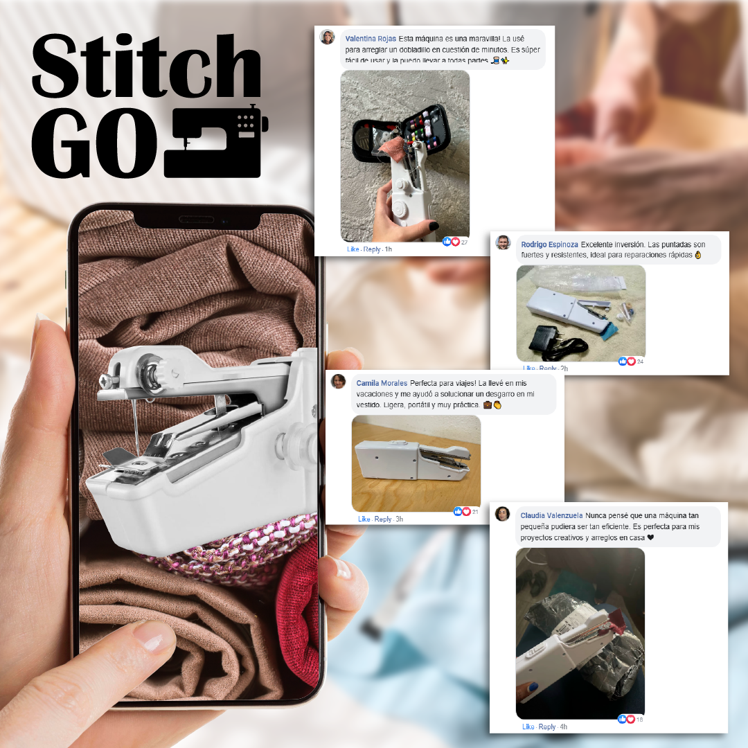 StitchGo™ - Maquina de Coser Portatil