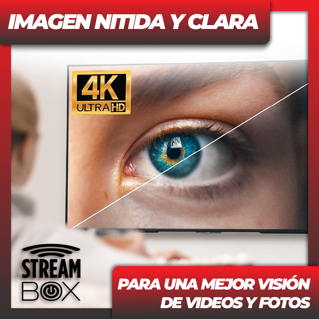 StreamBox™ - Smart TV BOX con Control Remoto