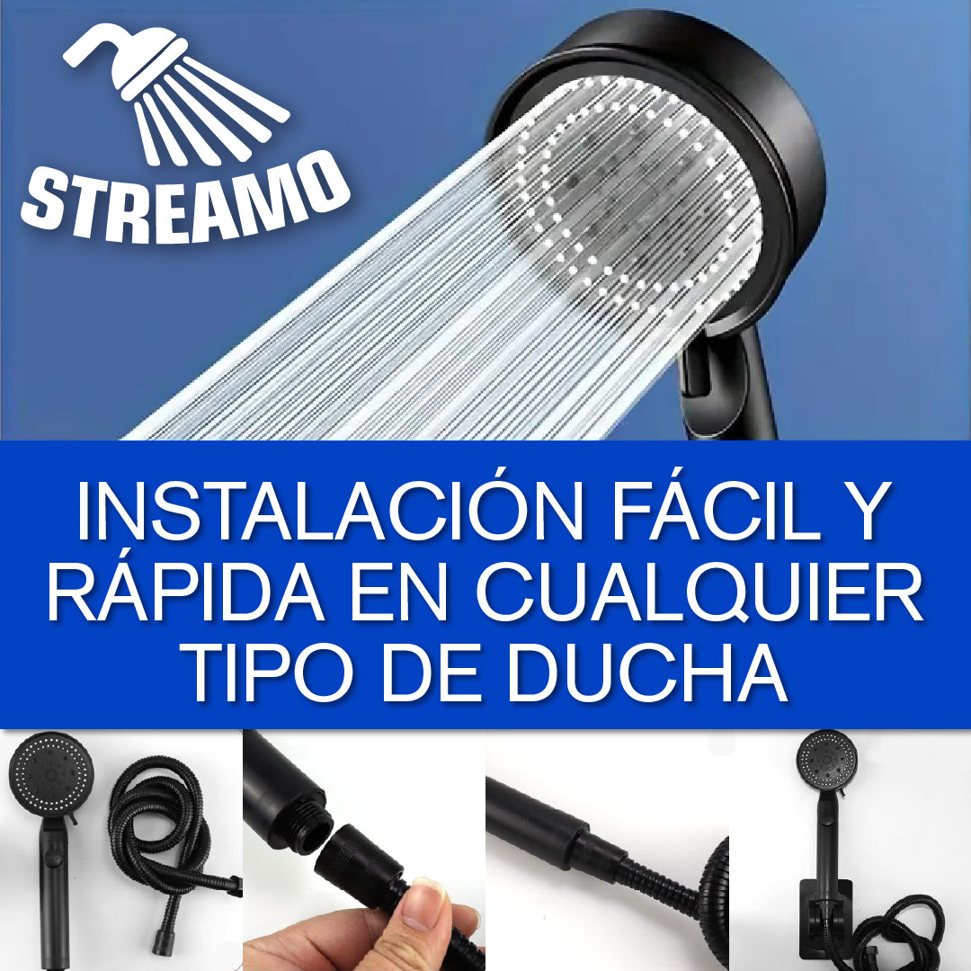 Streamo™ - Cabezal de Ducha Potente