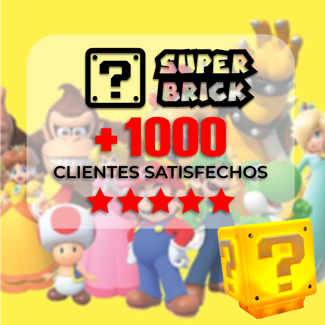 SuperBrick™ - Lampara en Forma de Bloque de Super Mario