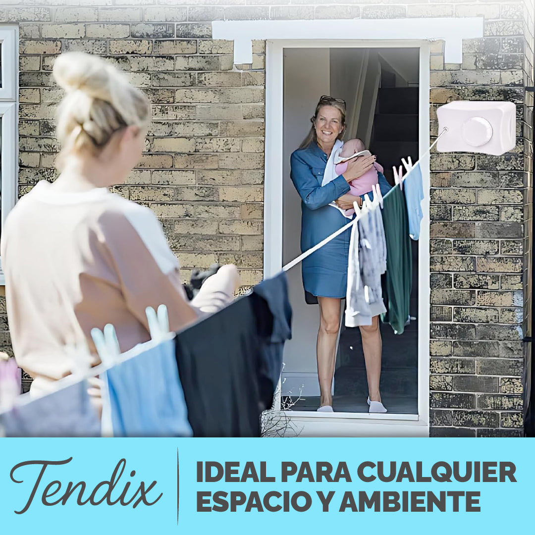 Tendix™ - Tendedero Retráctil para Interiores y Exteriores