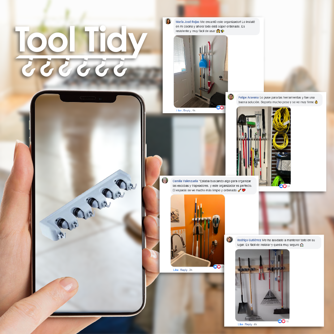 ToolTidy™ - Organizador de Pared