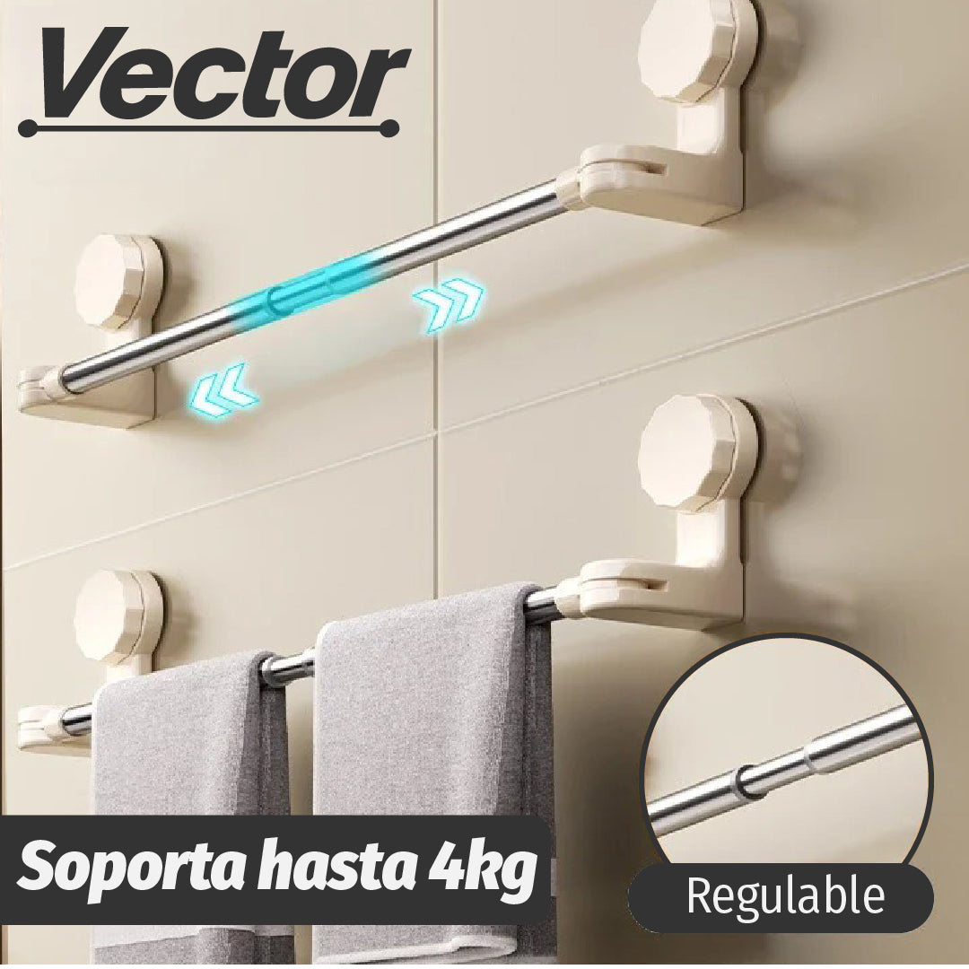 Vector™ - Barral para Toallas con Ventosas