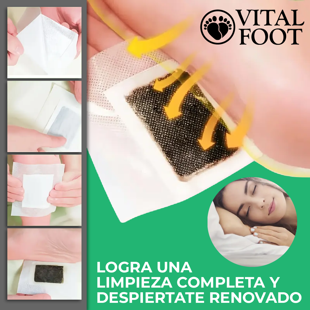 VitalFoot™ - Parches Desintoxicantes Para Pies