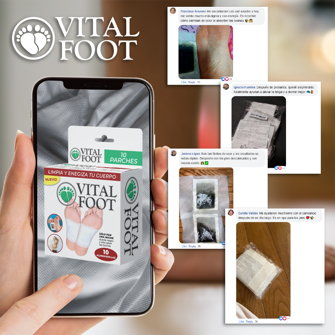 VitalFoot™ - Parches Desintoxicantes Para Pies