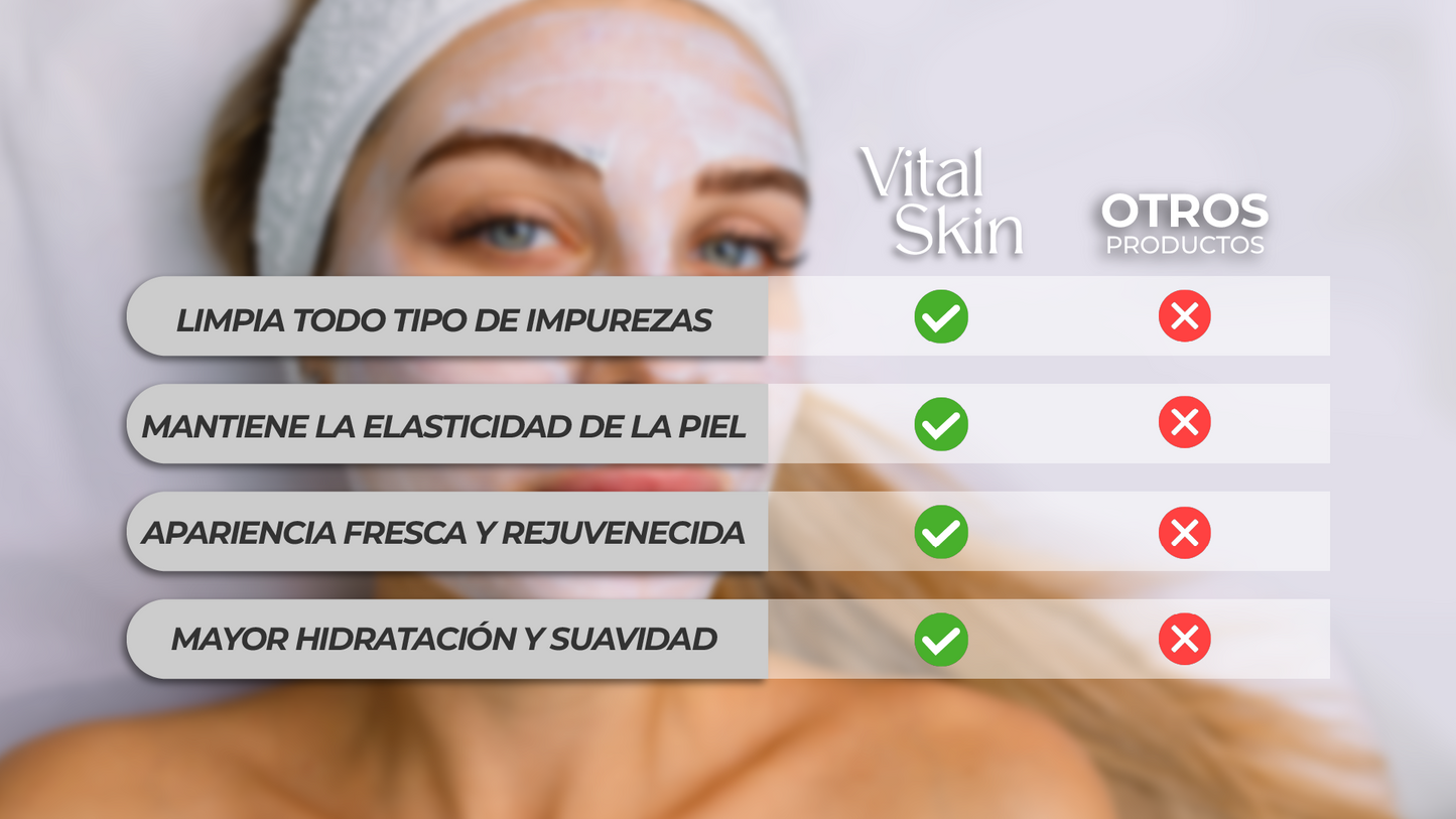 VitalSkin™ - Crema Limpiadora de Colageno