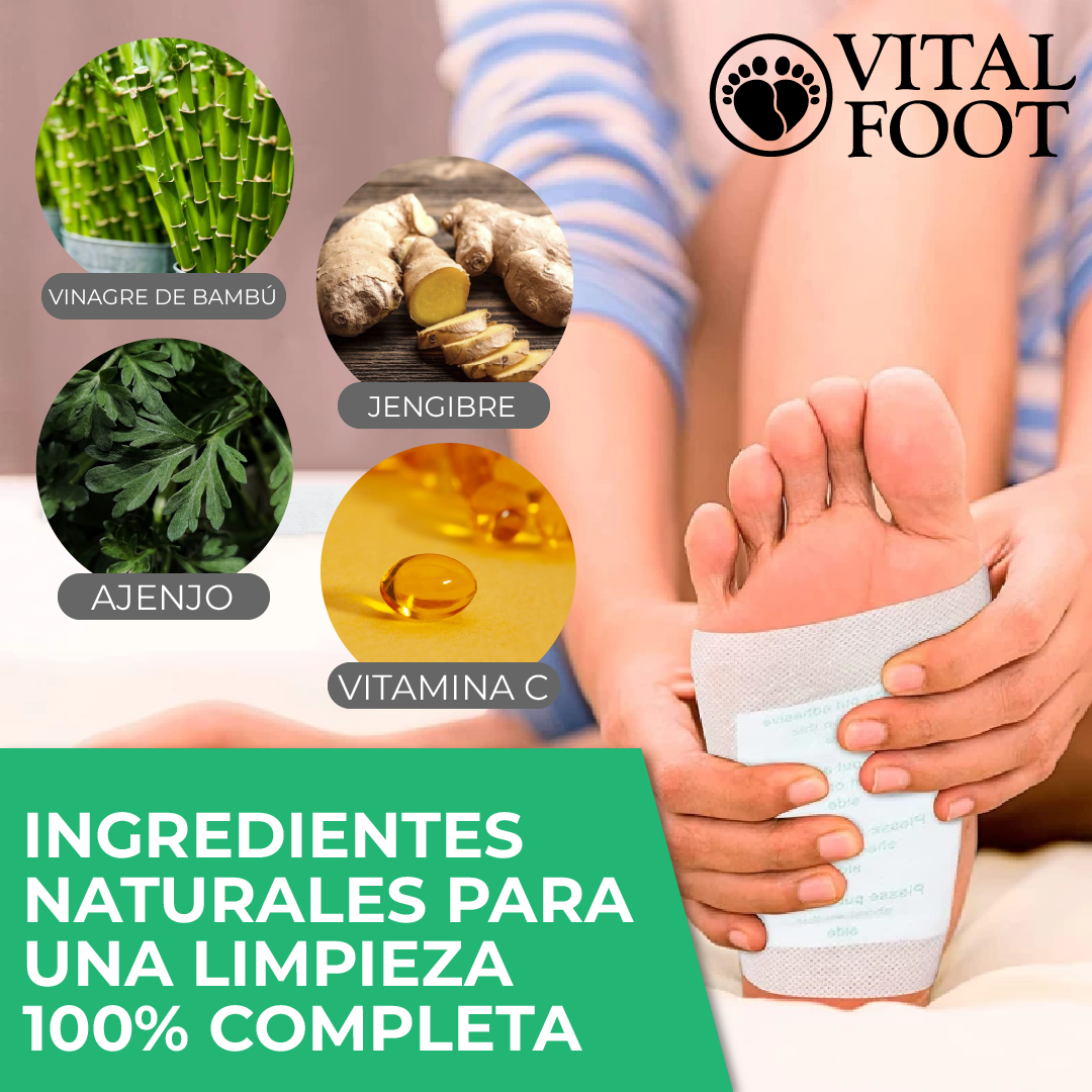 VitalFoot™ - Parches Desintoxicantes Para Pies