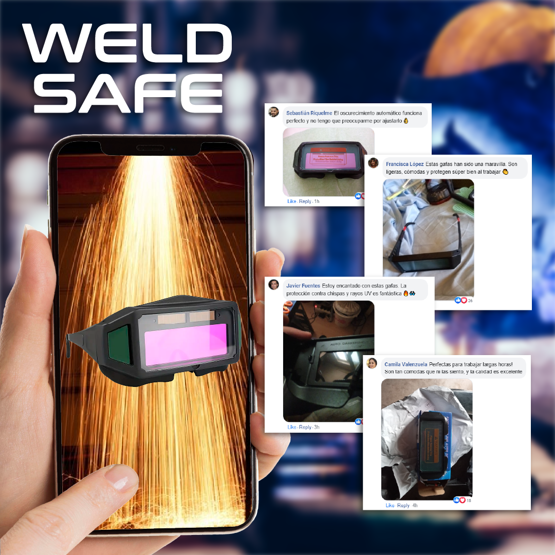 WeldSafe™ - Gafas de Soldadura resistentes