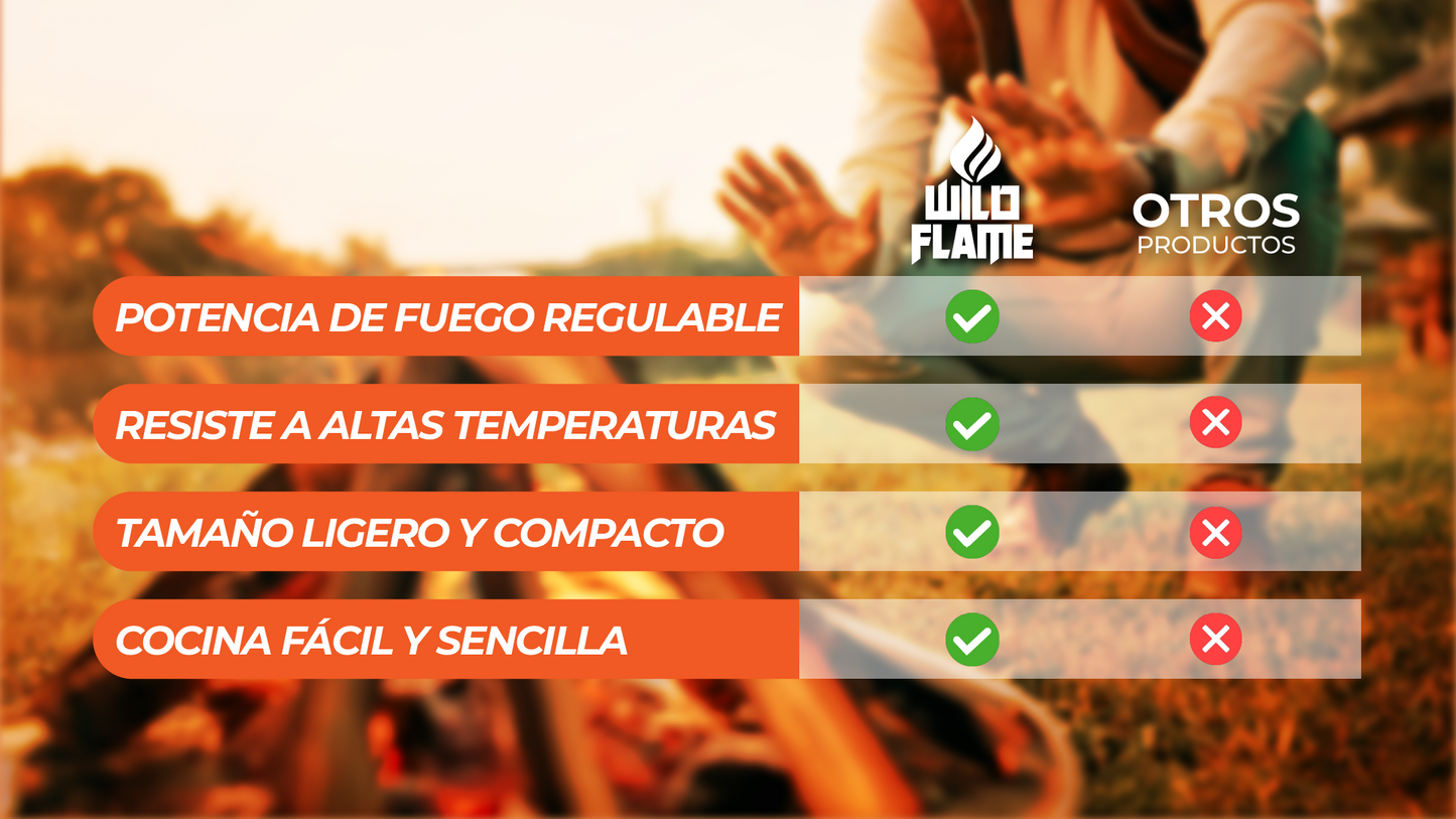 WildFlame™ - Cocina a Gas Portatil