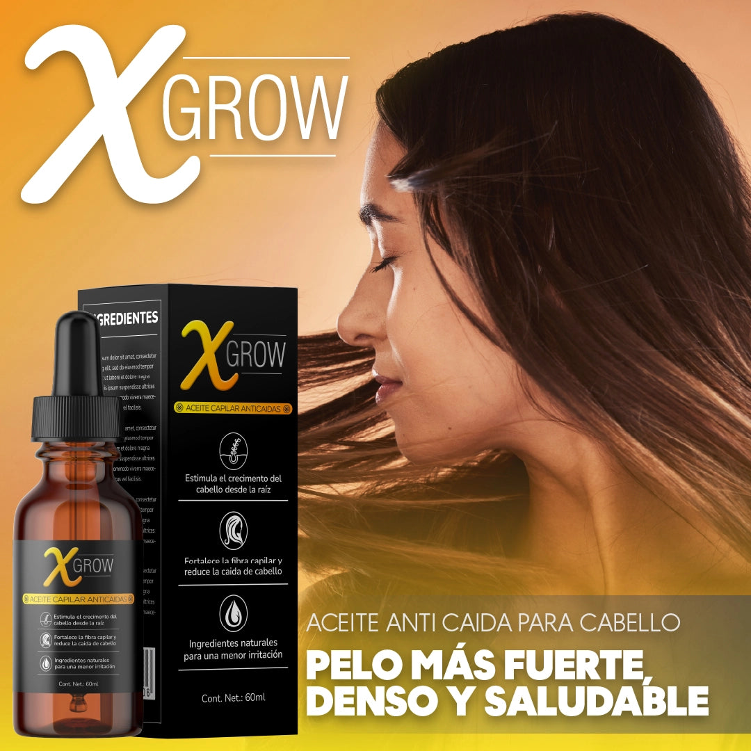 X-GROW™ - Aceite Anti Caida Para Cabellos