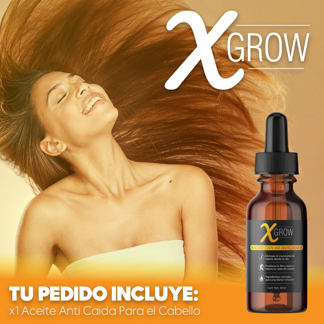 X-GROW™ - Aceite Anti Caida Para Cabellos