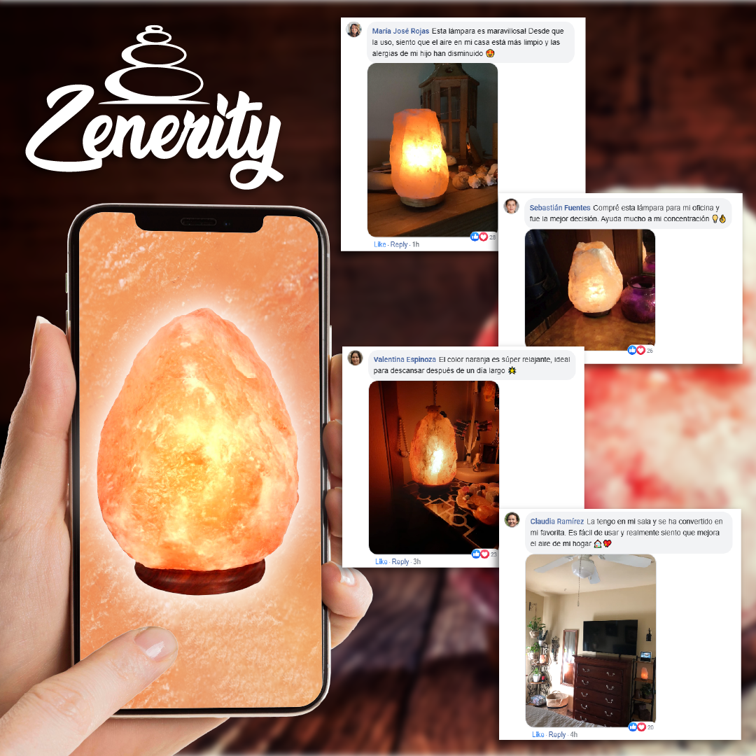 Zenerity™ - Lampara de Sal del Himalaya