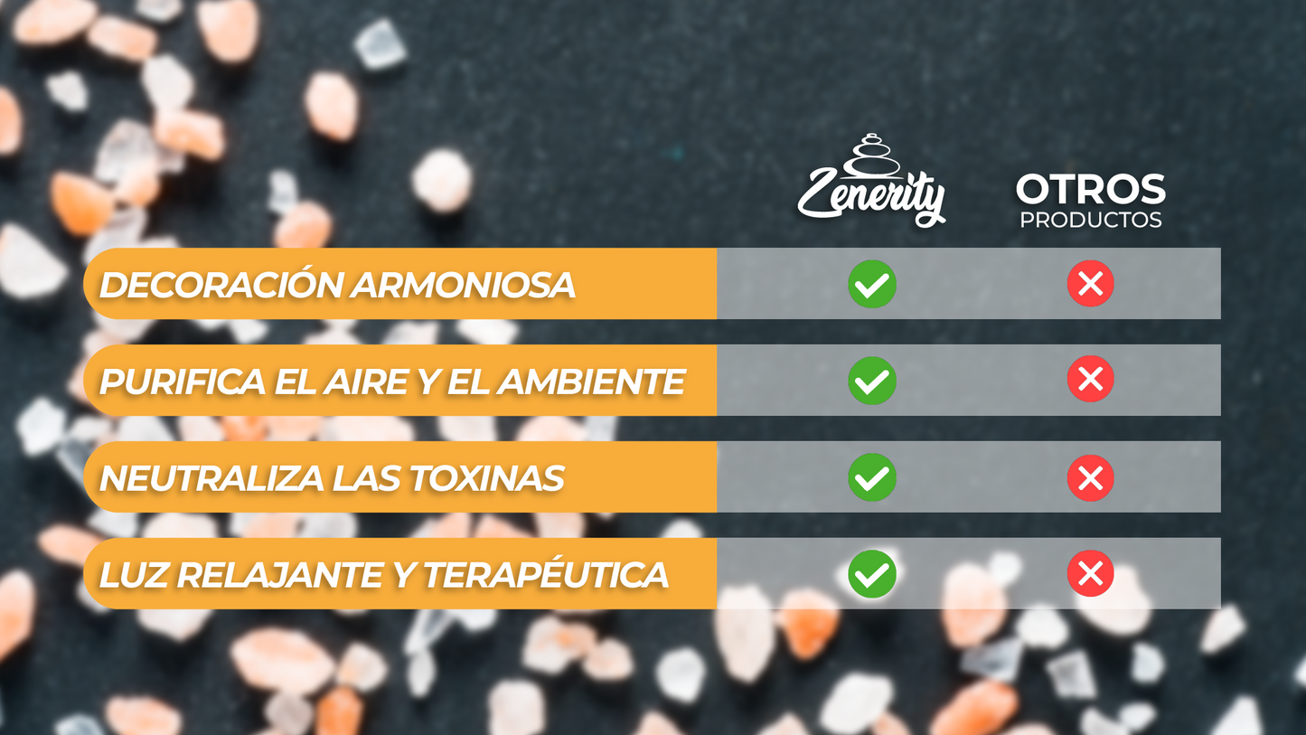 Zenerity™ - Lampara de Sal del Himalaya