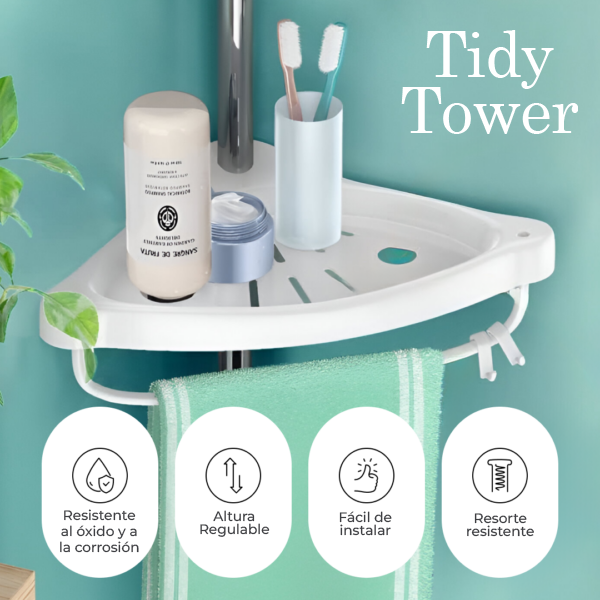 TidyTower™ - Repisas para baño