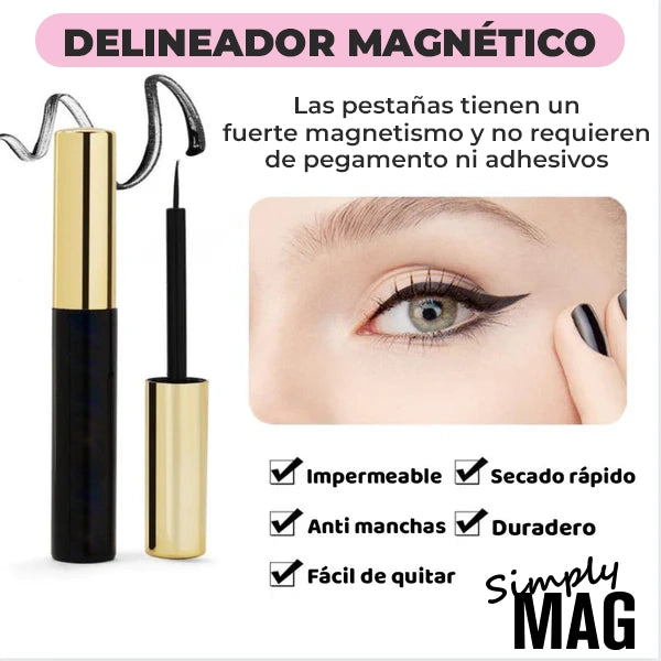 SimplyMag™ - Kit de pestañas y delineador magnético