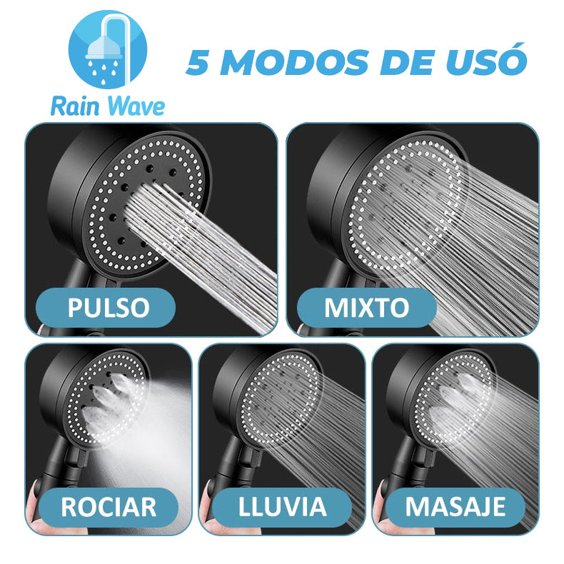 RainWave™ - Cabezal de ducha multifuncional