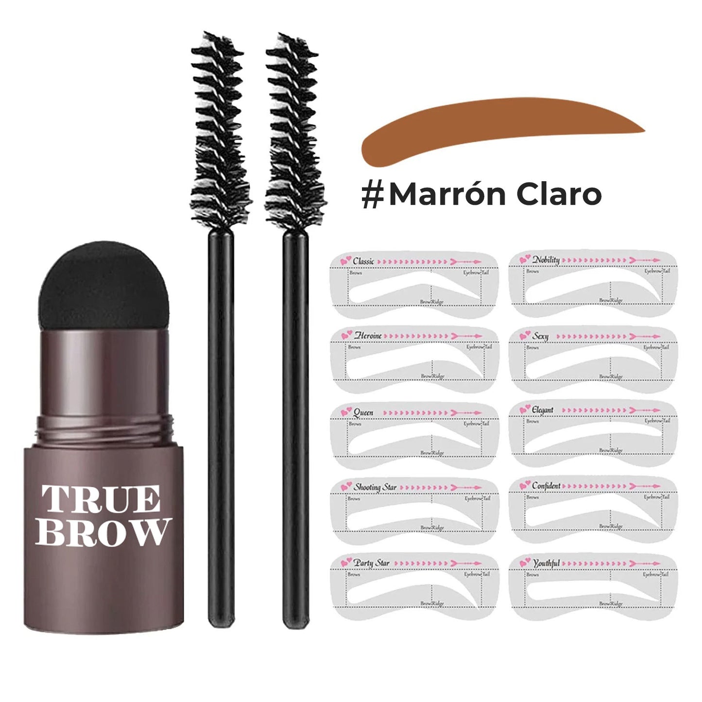 TrueBrow™ - Plantillas y sellos para armar cejas