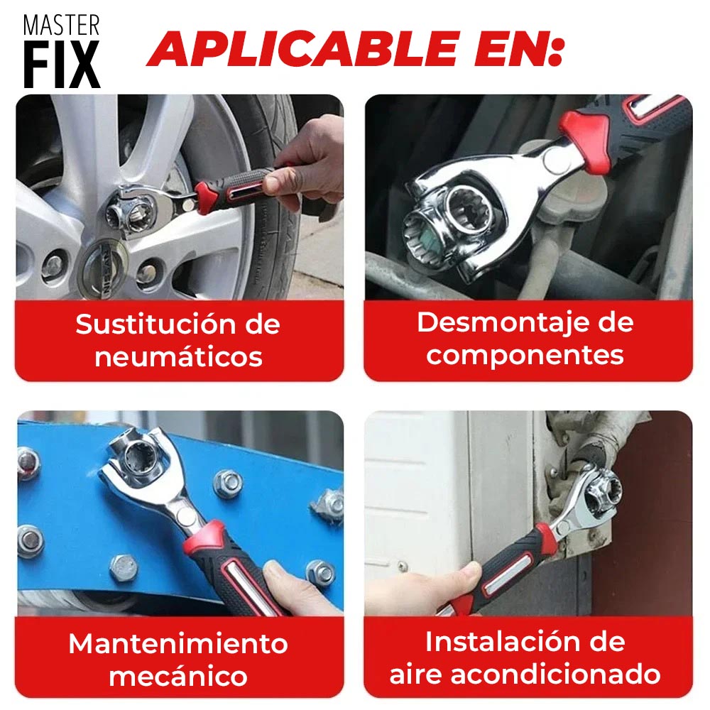 MasterFix™ - Llave Multifuncional 48 en 1