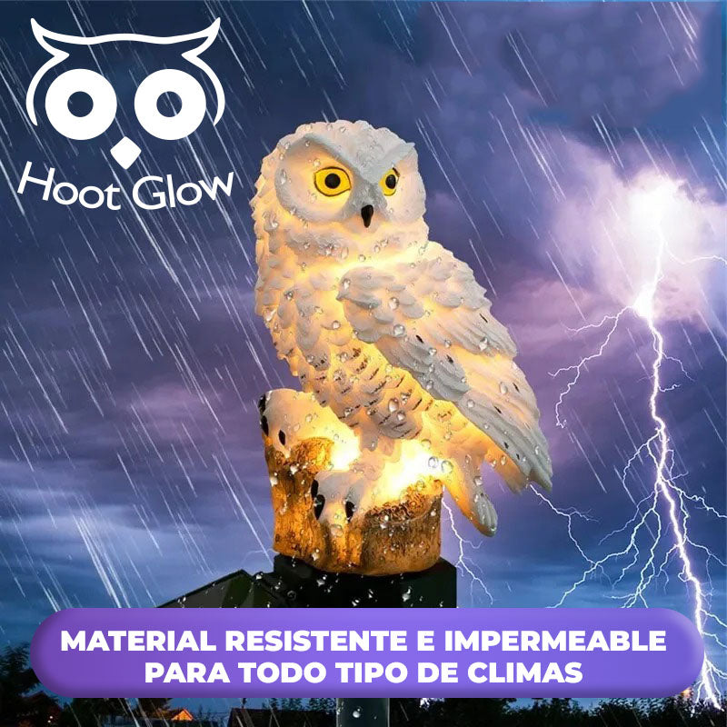 HootGlow™ - Lámparas Solares de Búhos para Decorar e Iluminar