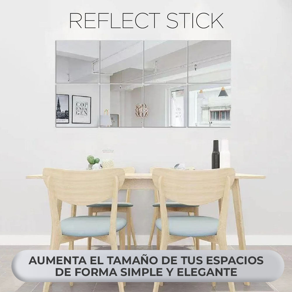 ReflectStick™ - Espejo Adhesivo para Decorar tu Hogar