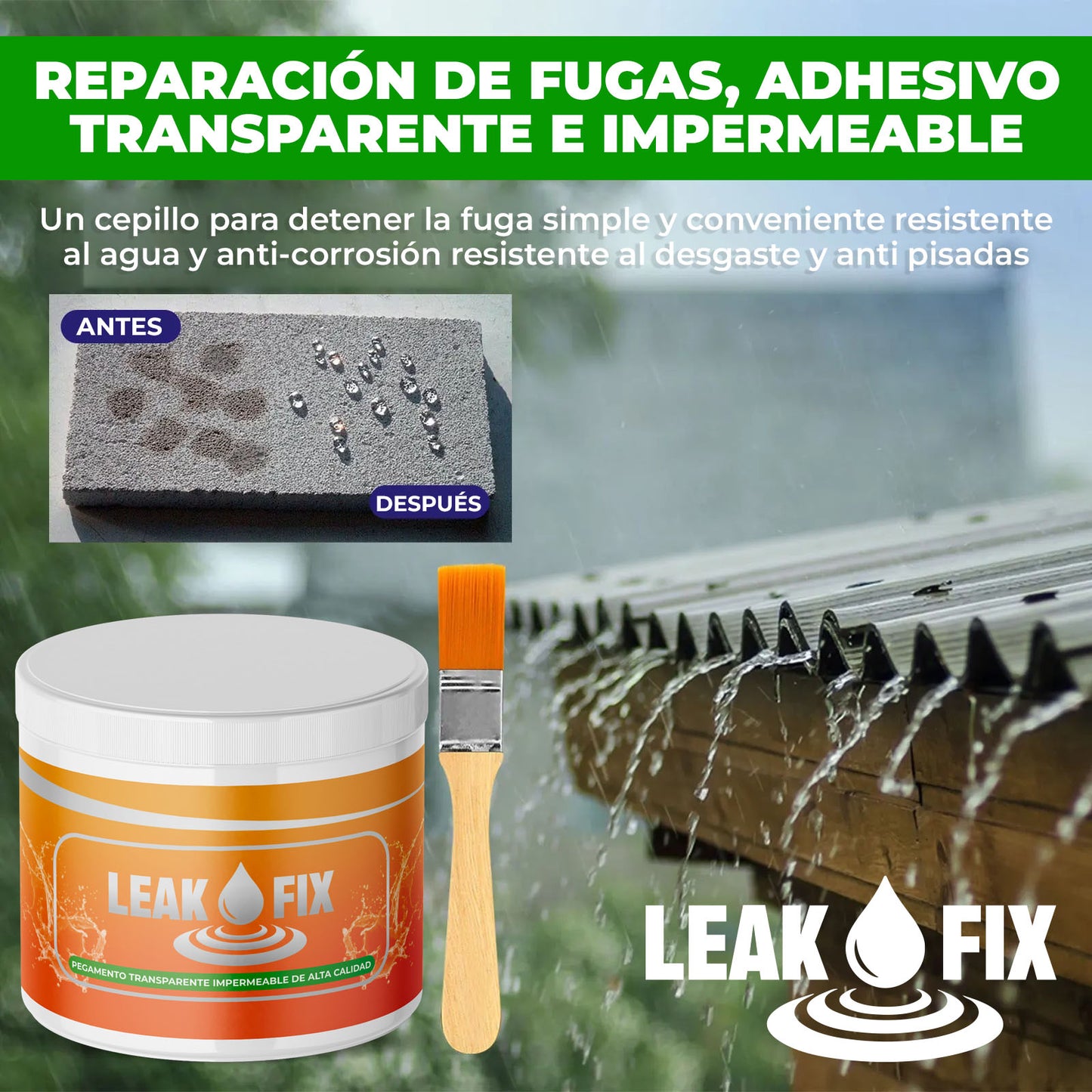 LeakFix™ - Sellador impermeable transparente