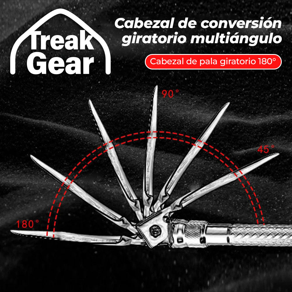 TrekGear™ - Pala multiusos 15 en 1