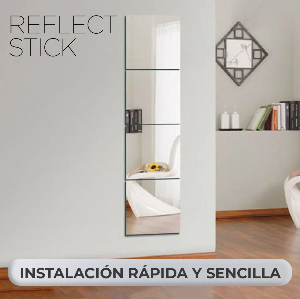 ReflectStick™ - Espejo Adhesivo para Decorar tu Hogar
