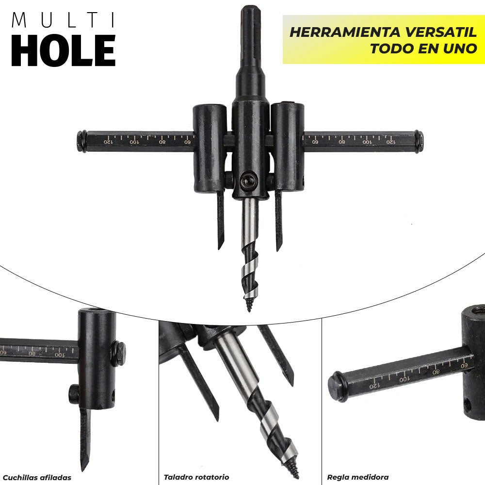 MultiHole™ - Adaptador de circulos para taladros